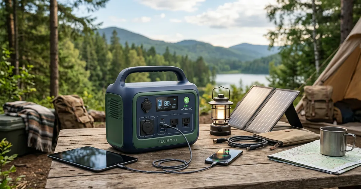 【2026年実機レビュー】BLUETTI AORA 100｜コンパクト＆おしゃれなポータブル電源の実力