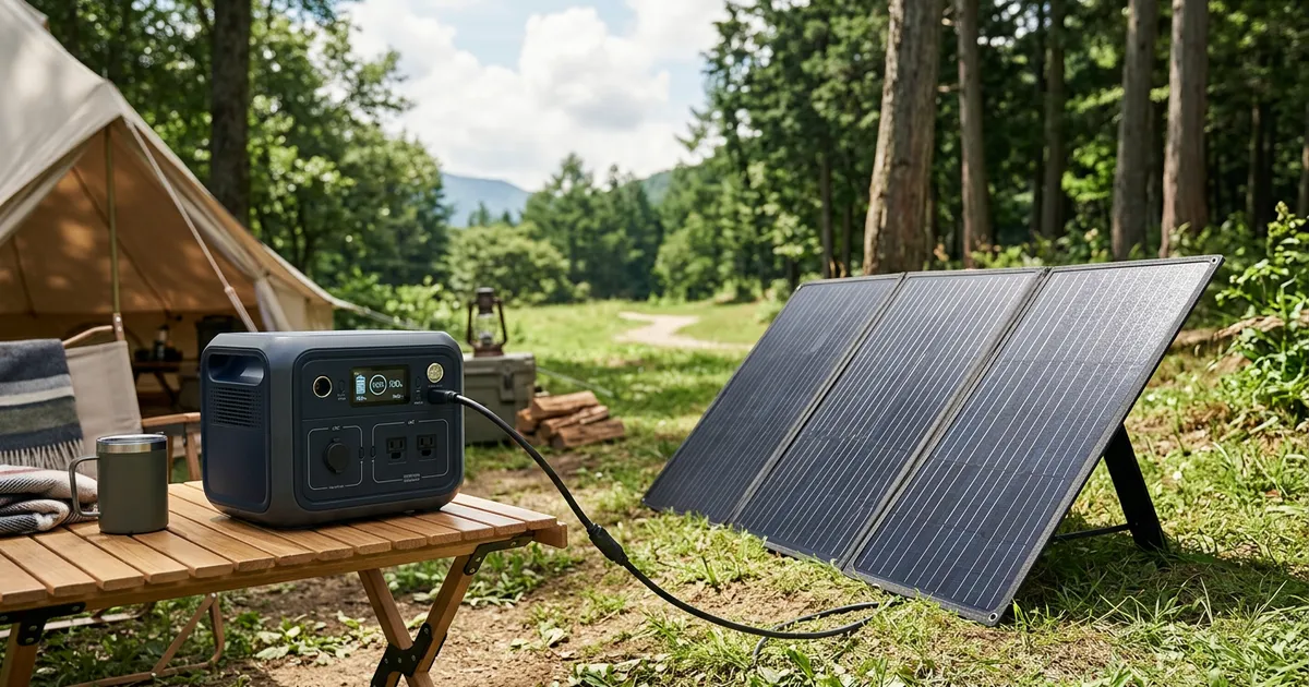 【2026年検証】ソーラーパネル×ポータブル電源で電気代は節約できる？投資回収シミュレーション